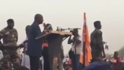 Tchad‬ meeting de Saleh Kebzabo à la place de la Nation, N'Djamena.