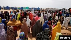Le camp de Bakassi à Borno au Nigeria le 18 juillet 2018.