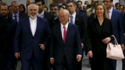 موگرینی، آمانو و ظریف بعد از آغاز اجرای برجام