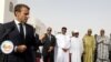 Le président français Emmanuel Macron lors d'un sommet du G5 Sahel à Nouakchott, Mauritanie, le 2 juillet 2018.