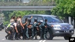 ประมวลภาพก่อการร้ายในกรุงจาการ์ต้า
