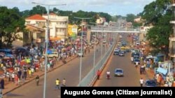 Dans la ville de Bissau, la capitale de la Guinée-Bissau, le 23 août 2016.