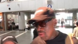 Dennis Rodman Arrives in North Korea
