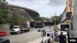 Sede del Servicio Bolivariano de Inteligencia Nacional (SEBIN), conocida como El Helicoide, en el oeste de la capital, Caracas, el 8 de agosto de 2020.