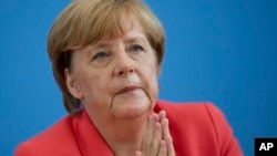 Germaniya kansleri Angela Merkel 