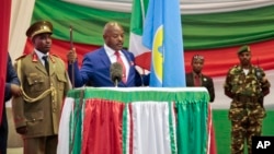 Le président burundais Pierre Nkurunziza, le 20 août 2015. (AP Photo/Gildas Ngingo)