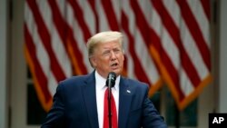 Virus Outbreak Trump