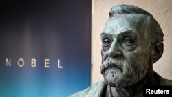 2022 Nobel Prize announcements at the Karolinska Institute in Stockholm