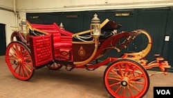 Este noble carruaje tirado a caballos fue construido en 1902 para la coronación del rey Eduardo VII.