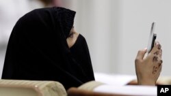 Saudiya Arabistoni poytaxti Riyodda matbuot anjumani... Qirollik axborot vositalari faoliyati eng cheklangan jamiyatlardan biri.