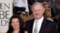 Ator Gene Hackman (dir) e esposa Betsy Arakawa (esq), Beverly Hills, California, 19 janeiro 2003.