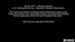 Dramatic USGS video of lava flow from Hawaii volcano