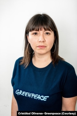 Estefania Gonzalez, çevre örgütü Greenpeace’in Güney Amerika kampanya sorumlularından.