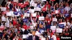 El presidente Donald Trump durante un mitin celebrado el pasado 21 de febrero en Las Vegas, Nevada.