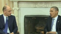 Obama, Italy's PM Discuss Economic Issues