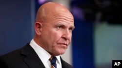 مک ماستر، مشاور امنیت ملی رئیس جمهور ترمپ