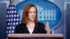 La secretaria de prensa de la Casa Blanca, Jen Psaki, habla durante una conferencia de prensa en la Casa Blanca, el viernes 5 de marzo de 2021, en Washington. (Foto AP / Patrick Semansky)