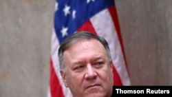 U.S. Secretary of State Pompeo hosts third annual U.S.-Qatar Strategic Dialogue is held at the State Department in Washington